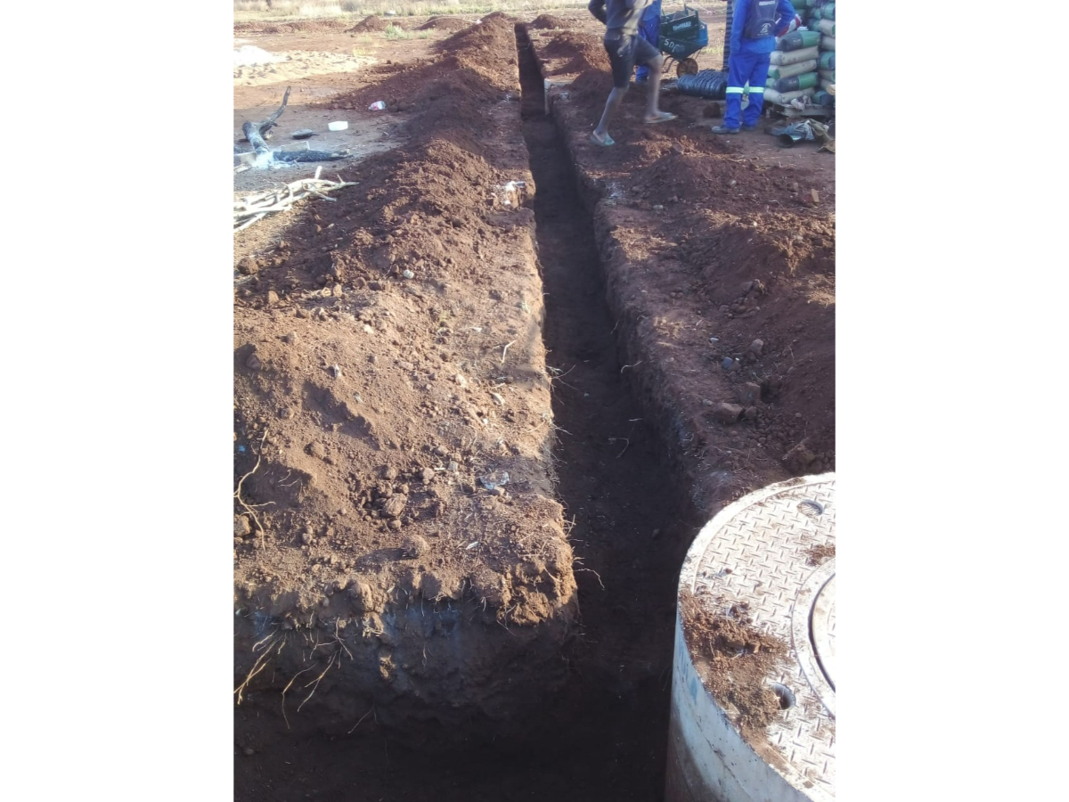 5. Clean trenches