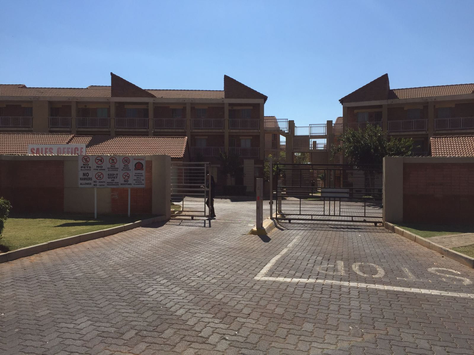 6. Entrance to complex